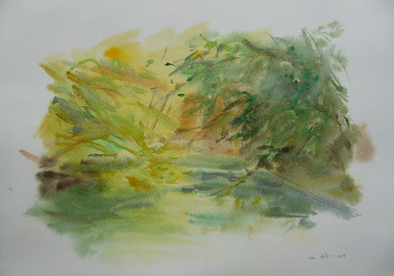 Aquarelle 4 - 36 cm x 26 cm.
