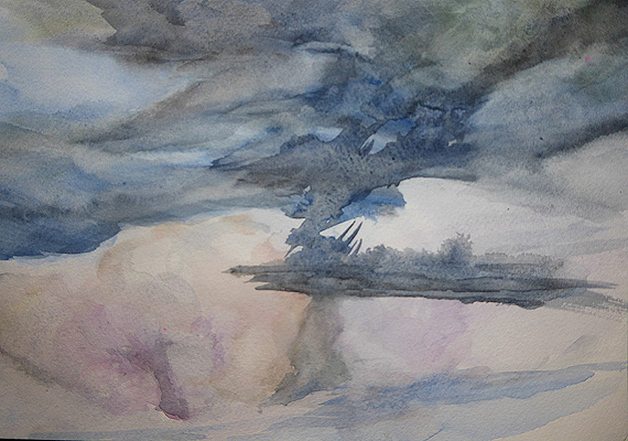 Aquarelle 8 - 30 cm x 21 cm.