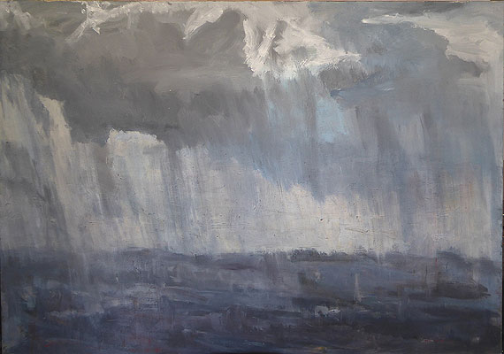 Ciel 2 - Pluie d’été 130 cm x 80 cm.