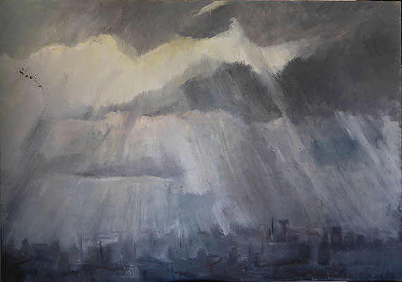 Ciel 3 - Eclaircie 146 cm x 89 cm.